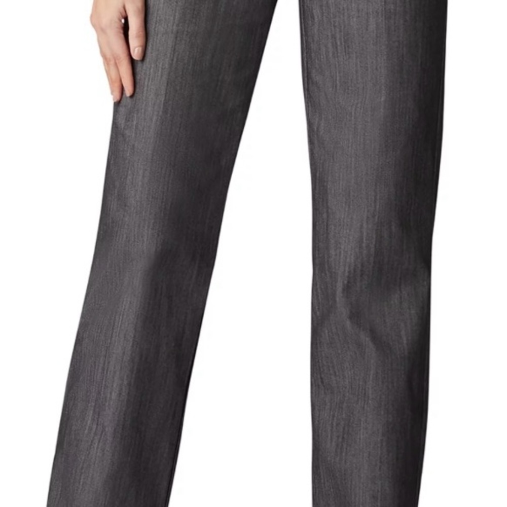 Lee Women's Charcoal Straight Leg Jeans size 16 short